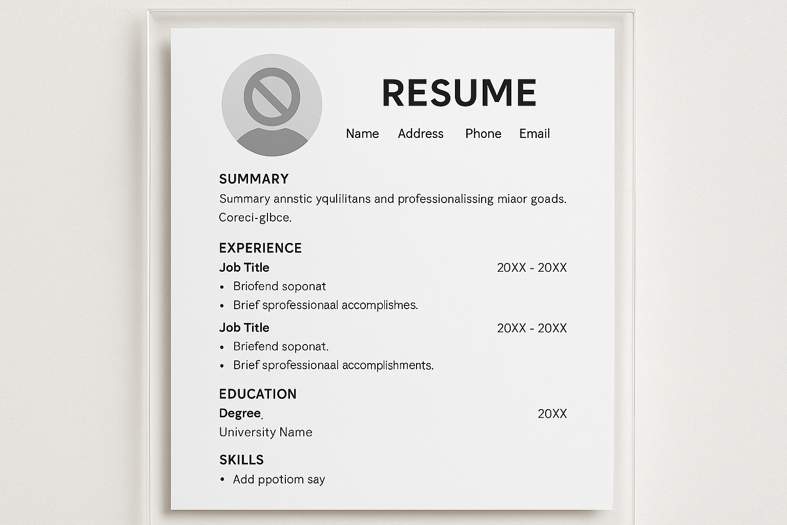 PSCI: Resume Photo Considerations