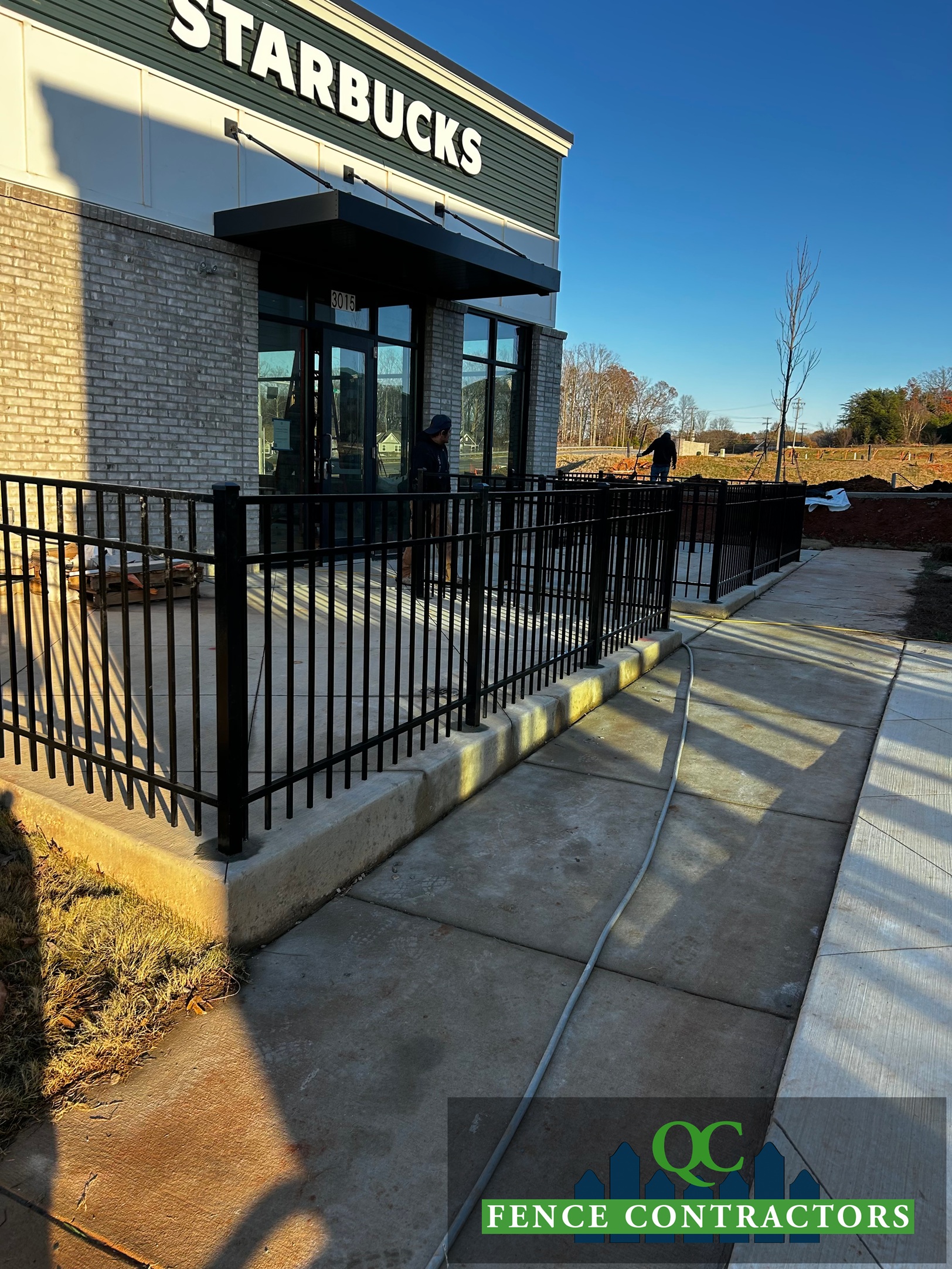 QC Fence Contractors: QC Fence Contractors Commercial iron fencing