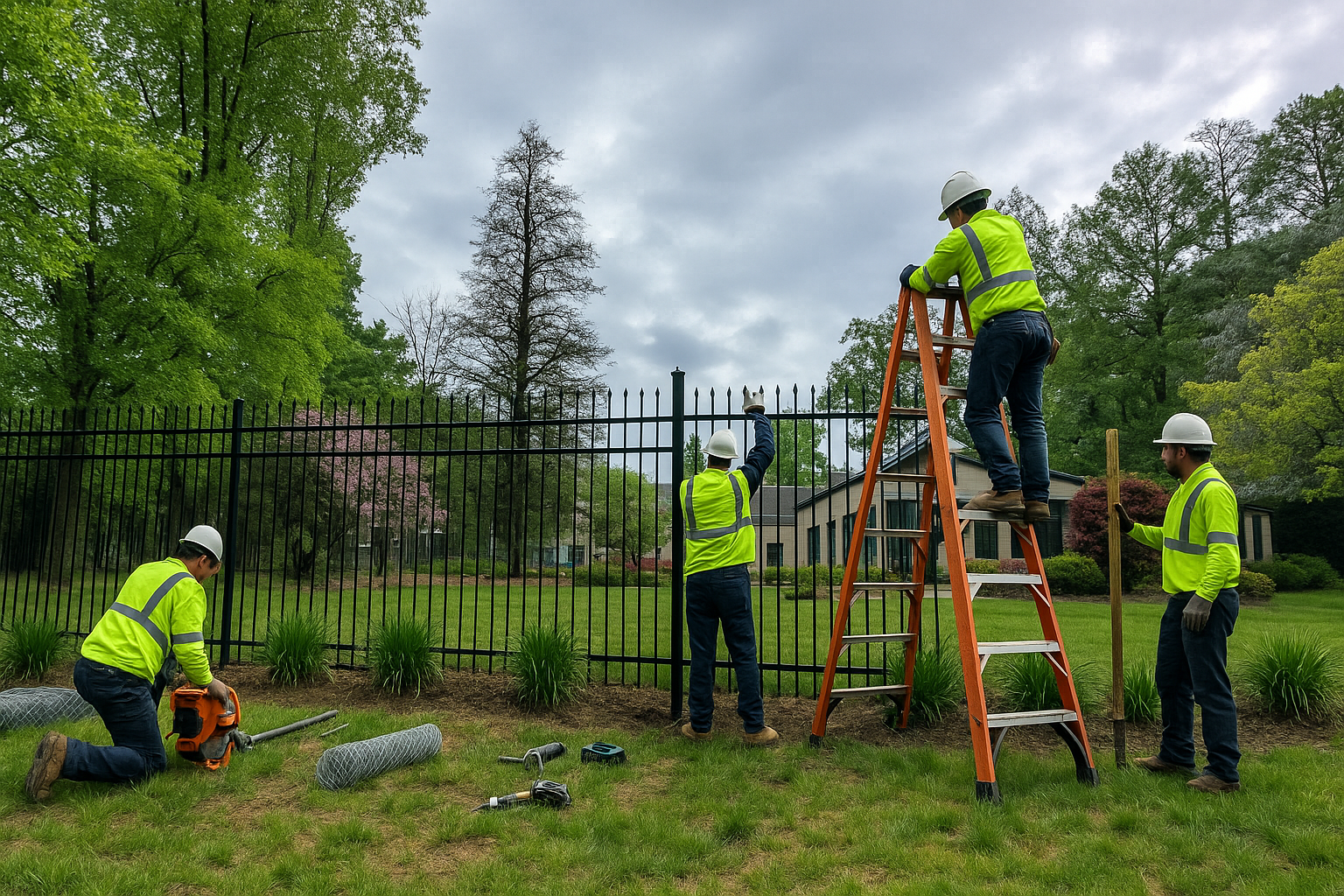 Hoff - The Fence Contractors: Commercial Fence Replacement