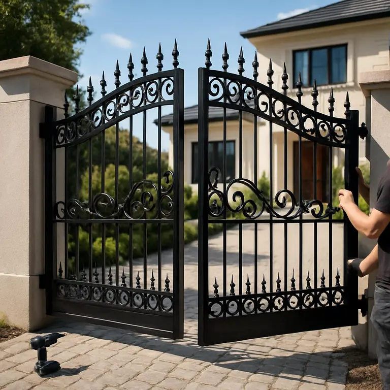 JHL Fence: gate installation